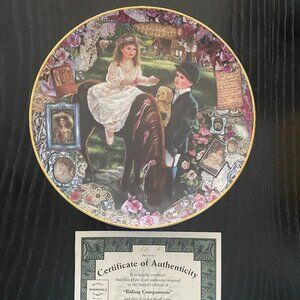 RIDING COMPANIONS Collectible Plate by Corinne Layton for Bradford Exchange 1993